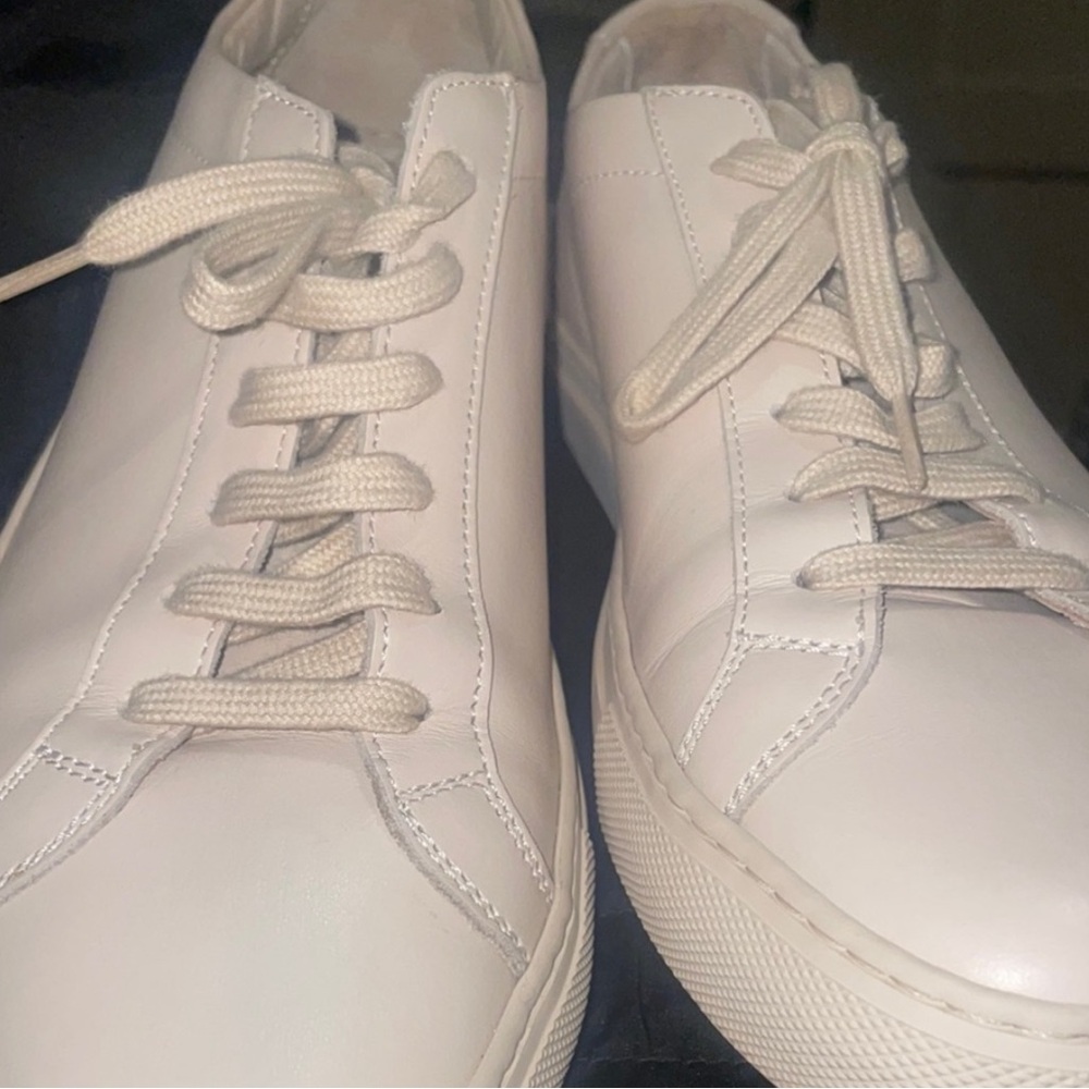 Common Projects Cream Leather Women's Sneakers